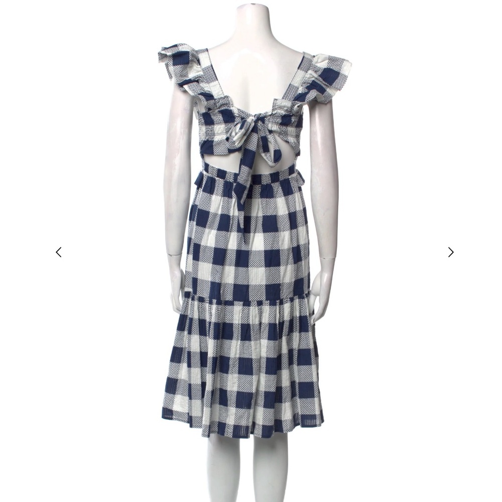 Sea New York Plaid Print Midi Length Dress - Picture 3 of 3